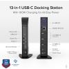 imagePlugable Docking Station Bundle  13in1 USBC Triple Display Dock  HighPerformance USBC Cable 100W Host Charging 3 HDMI 4 USB Ethernet SD  for Mac Windows Chrome