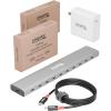 imagePlugable Ultimate USBC Charging Bundle  10Port Charging Station with PriorityShare 140W GaN Charger 240W USBC Cable amp 2X 5Pack 6in Charging Cables