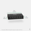 image:image7 Port USB Hub  Plugable USB Hub for Multiple Devices and USB 20 Data Transfer with a 60W Power Adapter  Driverless