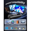 image:imagePlugable 25Gbps USB C to Ethernet Adapter 2in1 USBA amp USBC Ethernet Adapter for laptop Aluminum Braided 25Gbps High Speed Compatible for Thunderbolt 43 MacBook AirPro iPad Windows XPS