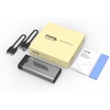 image:imagePlugable NVMe SSD Enclosure ToolFree USB 32 Gen 2 10Gbps M2 Case  ToolFree Aluminum Enclosure RTL9210 Chipset Support UASP and Trim M2 NVMe M Key BM Key for 2280 2260 2242 SSGrey