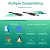 image:imagePlugable NVMe SSD Enclosure ToolFree USB 32 Gen 2 10Gbps M2 Case  ToolFree Aluminum Enclosure RTL9210 Chipset Support UASP and Trim M2 NVMe M Key BM Key for 2280 2260 2242 SSBlack