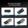 image:imagePlugable NVMe SSD Enclosure ToolFree USB 32 Gen 2 10Gbps M2 Case  ToolFree Aluminum Enclosure RTL9210 Chipset Support UASP and Trim M2 NVMe M Key BM Key for 2280 2260 2242 SSGrey