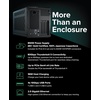 image:imagePlugable Thunderbolt 5 AI eGPU Enclosure amp Dock 80Gbps 850W PSU Included TAA Compliant for Windows 11 NVIDIA and AMD Cards 96W Power Delivery 25Gbps Ethernet 850W PSU USB Hub TBT5AI
