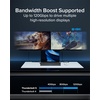 image:imagePlugable Thunderbolt 5 Cable Right Angle 80Gbps 240W Charging Thunderbolt Certified Up to 120Gbps Bandwidth Boost for Laptops amp Docks Works with Thunderbolt 43 USB4 USB C 26ft 80cm TBT5240W80R