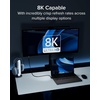 image:imagePlugable Thunderbolt 5 Cable Right Angle 80Gbps 240W Charging Thunderbolt Certified Up to 120Gbps Bandwidth Boost for Laptops amp Docks Works with Thunderbolt 43 USB4 USB C 26ft 80cm TBT5240W80R
