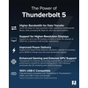 image:imagePlugable Thunderbolt 5 Cable Right Angle 80Gbps 240W Charging Thunderbolt Certified Up to 120Gbps Bandwidth Boost for Laptops amp Docks Works with Thunderbolt 43 USB4 USB C 26ft 80cm TBT5240W80R