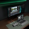 image:imagePlugable Thunderbolt 5 Docking Station Bundle with USBC to HDMI 21 Adapter 140W Charging Dual 6K Mac Dual 8K Windows 80120Gbps 25GbE Driverless