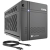 image:imagePlugable Thunderbolt 5 AI eGPU Enclosure amp Dock 80Gbps 850W PSU Included TAA Compliant for Windows 11 NVIDIA and AMD Cards 96W Power Delivery 25Gbps Ethernet 850W PSU USB Hub TBT5AI