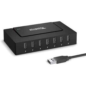 image:image7 Port USB Hub  Plugable USB Hub for Multiple Devices and USB 20 Data Transfer with a 60W Power Adapter  Driverless