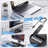image:imagePlugable USB A 30 Hub 5in1 Splitter 4 USBA Ports for Laptop PC 2ft