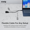 image:imagePlugable USBC to Dual USBA 20 Splitter 2Port Hub for USBC Laptops Keyboard Mouse Flash Drive 480Mbps DataOnly PlugandPlay 30cm Cable for Mac Windows ChromeOS Linux USBC2PORT