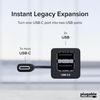 image:imagePlugable USBC to Dual USBA 20 Splitter 2Port Hub for USBC Laptops Keyboard Mouse Flash Drive 480Mbps DataOnly PlugandPlay 30cm Cable for Mac Windows ChromeOS Linux USBC2PORT