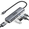 image:imagePlugable USB C Hub 5in1 USB Hub for PC 4K60Hz HDMI Multiport Adapter  100W PD Charging 3 USBA Data Ports Laptop Docking Station TypeC Dongle for MacBook NeoProAir iPad iPhone 17 ProGreyGrey
