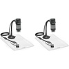 image:imagePlugable USB Digital Microscope 250x 2MP Micro Camera with Flexible Arm Stand  Handheld USB amp USBC Microscope Windows Mac ChromeOS Linux Android iPad Compatible Pack of 2250X Magnification Pack of 2