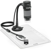 image:imagePlugable USB Digital Microscope 250x 2MP Micro Camera with Flexible Arm Stand  Handheld USB amp USBC Microscope Windows Mac ChromeOS Linux Android iPad Compatible Pack of 2250X Magnification