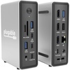 image:imagePlugable USBC Triple Display Laptop Docking Station 3 Monitors 15in1 3X HDMI Dual 4K or Triple 1x 4K60  2X 1080p 25GbE 100W PD 30W USBC Charge Port Driverless for Windows UDMSTH3