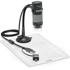 image:imagePlugable USB Digital Microscope 250x 2MP Micro Camera with Flexible Arm Stand  Handheld USB amp USBC Microscope Windows Mac ChromeOS Linux Android iPad Compatible Pack of 2250X Magnification