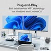image:imagePlugable USBC Docking Station Dual 4K 60Hz HDMI 65W Charging Gigabit Ethernet 1x USBC 5Gbps 3X USBA Audio WindowsChromeOS USBCUSB4Thunderbolt Driverless UDMSTH2 Pack of 3Dual Display