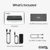 image:imagePlugable USBC Docking Station Dual 4K 60Hz HDMI 65W Charging Gigabit Ethernet 1x USBC 5Gbps 3X USBA Audio WindowsChromeOS USBCUSB4Thunderbolt Driverless UDMSTH2 Pack of 3Dual Display Pack of 3