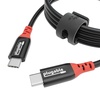 image:imagePlugable USB C to USB C Cable Data Blocker Charge Only Cable 2m66ft 240W Safe Fast Charging for MacBook iPhone 1516 iPad Galaxy S24 XPS and More USBC Devices USBCCC2M Pack of 22 meters