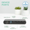 image:imagePlugable Thunderbolt 3 and USB C Dock with 60W Charging Compatible with MacBookMacBook Pro and Windows Dual DisplayPort or HDMI with Included Adapter 2X USBC 3X USB 30 Gigabit Ethernet