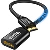 image:imagePlugable Mini HDMI to HDMI Adapter 4K 60Hz BiDirectional HDMI 20
